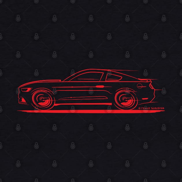 2015-2022 Mustang Fastback Red by PauHanaDesign